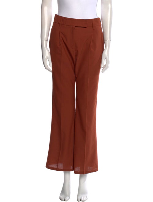 Prada Virgin Wool Wide Leg Pants