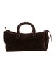 Prada Scamosciato Suede Top Handle Bag
