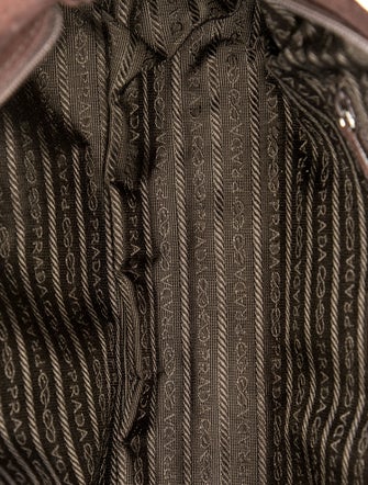 Prada Scamosciato Suede Top Handle Bag