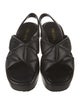 Prada Leather Slingback Sandals
