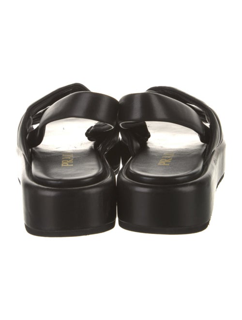 Prada Leather Slingback Sandals