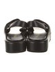 Prada Leather Slingback Sandals