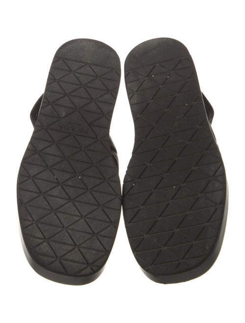 Prada Leather Slingback Sandals