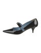 Prada Patent Leather Bow Accents Pumps