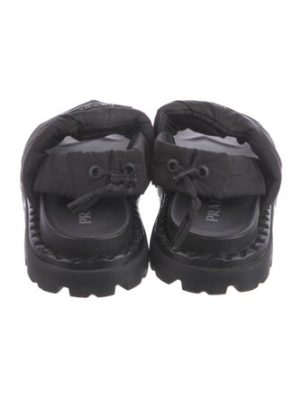 Prada Nylon Slingback Sandals