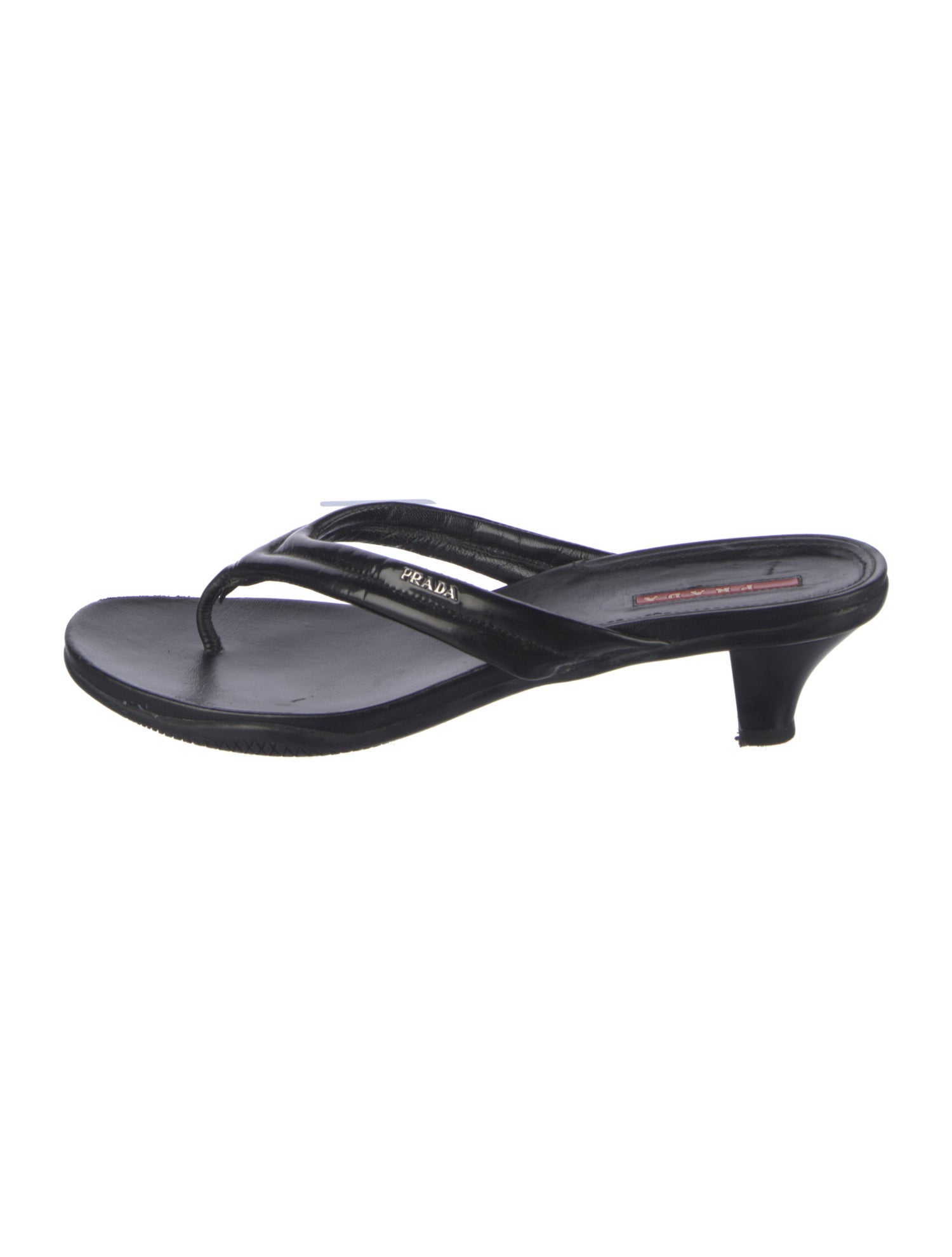 Prada Sport Patent Leather Slides