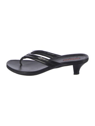 Prada Sport Patent Leather Slides