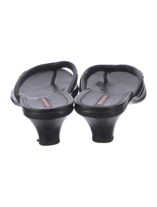 Prada Sport Patent Leather Slides