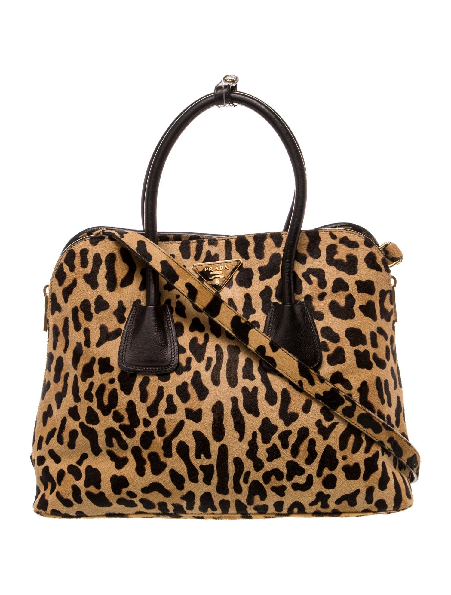 Prada Cavallino Top Handle Bag