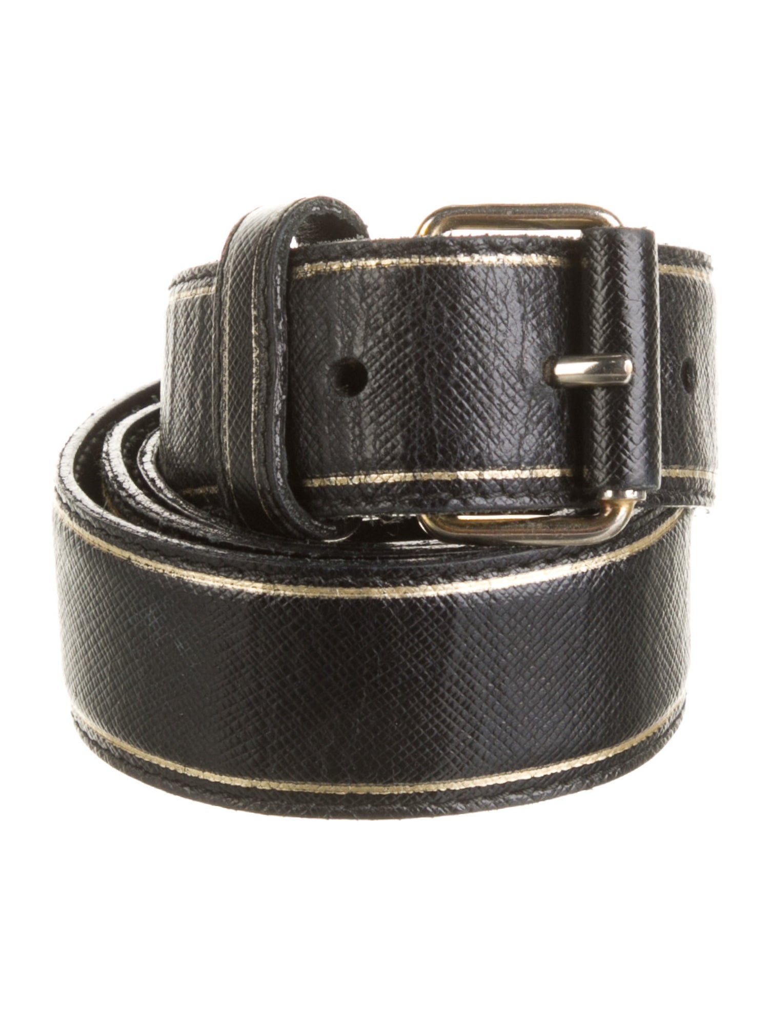 Prada Saffiano Leather Belt