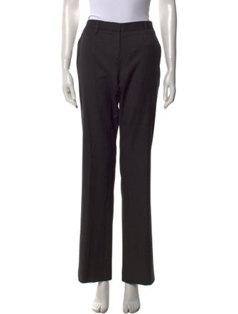 Prada Virgin Wool Wide Leg Pants