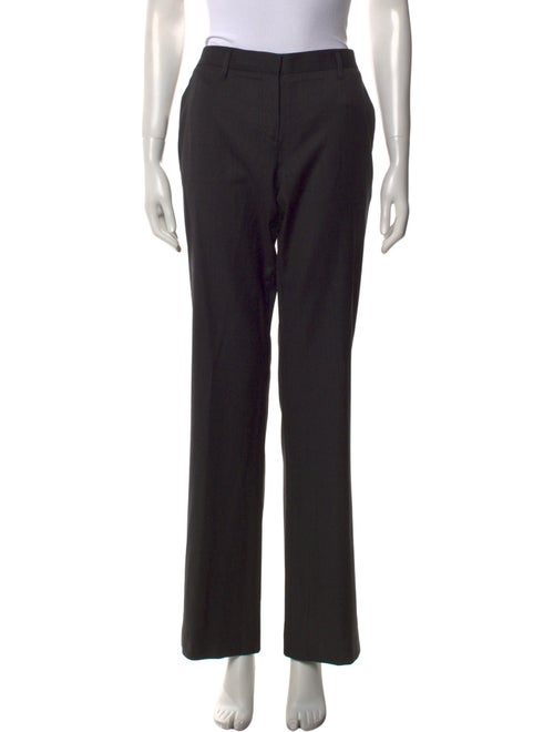Prada Virgin Wool Wide Leg Pants