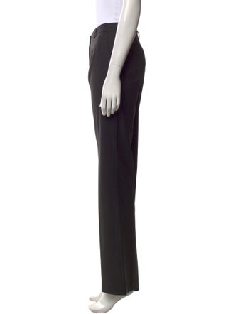 Prada Virgin Wool Wide Leg Pants