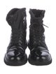 Prada Leather Combat Boots