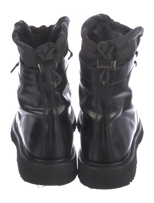 Prada Leather Combat Boots