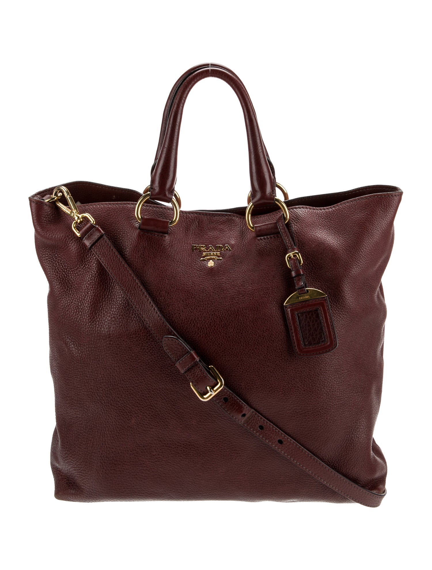 Prada Vitello Daino Leather Tote