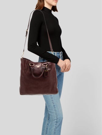 Prada Vitello Daino Leather Tote