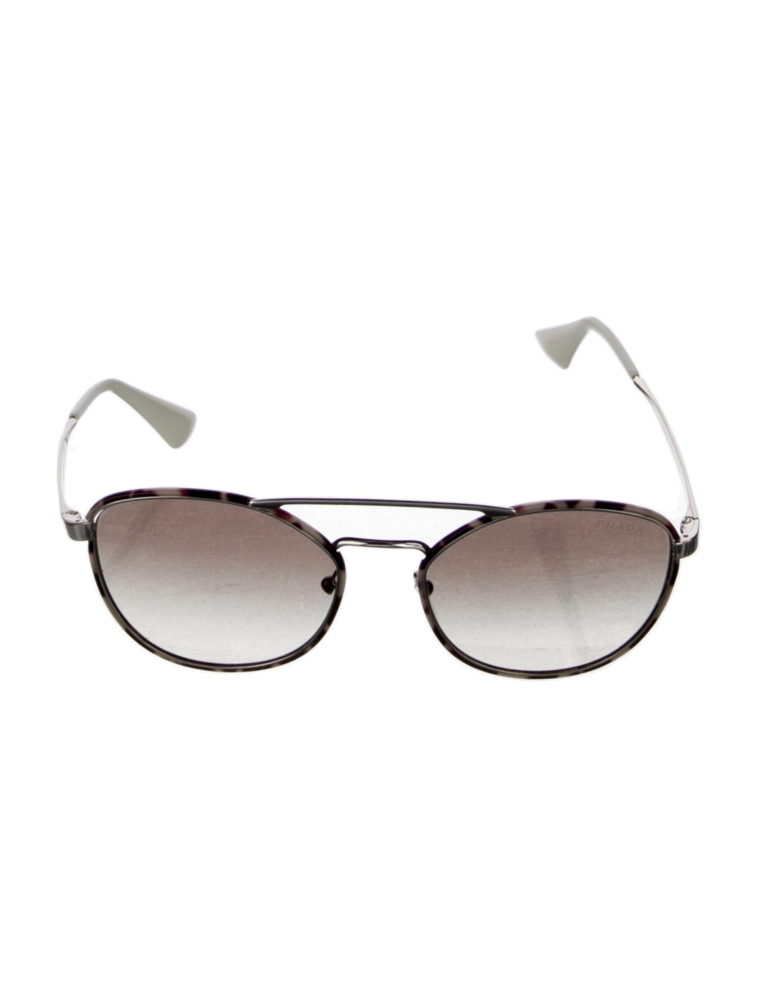 Prada Round Gradient Sunglasses