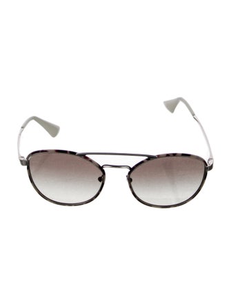 Prada Round Gradient Sunglasses