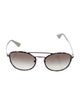 Prada Round Gradient Sunglasses