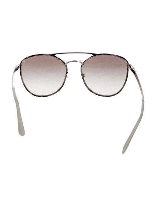 Prada Round Gradient Sunglasses