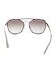 Prada Round Gradient Sunglasses