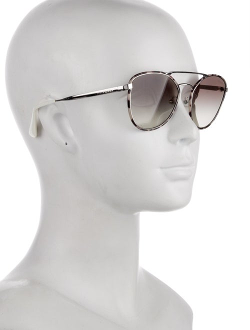 Prada Round Gradient Sunglasses