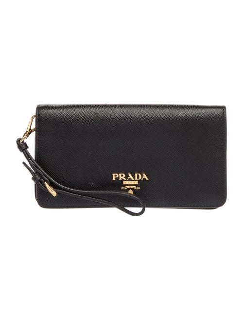 Prada Saffiano Leather Metal
