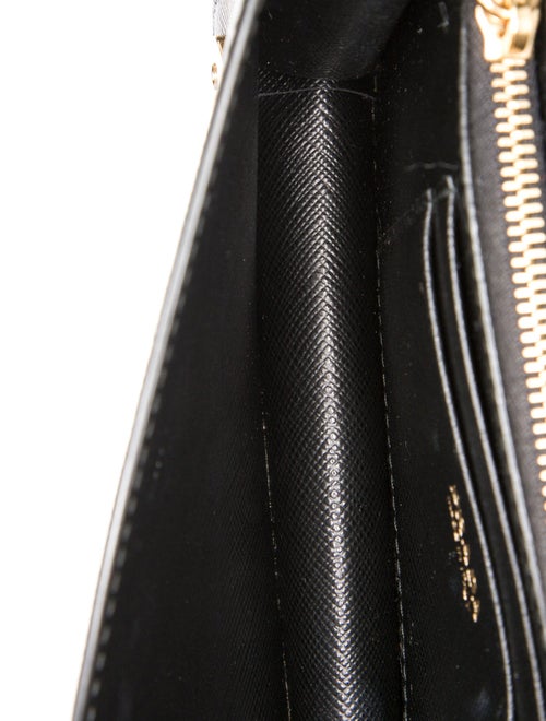 Prada Saffiano Leather Metal