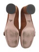 Prada Camellia Accent Suede Pumps