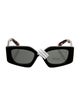 Prada Oversize Tinted Sunglasses