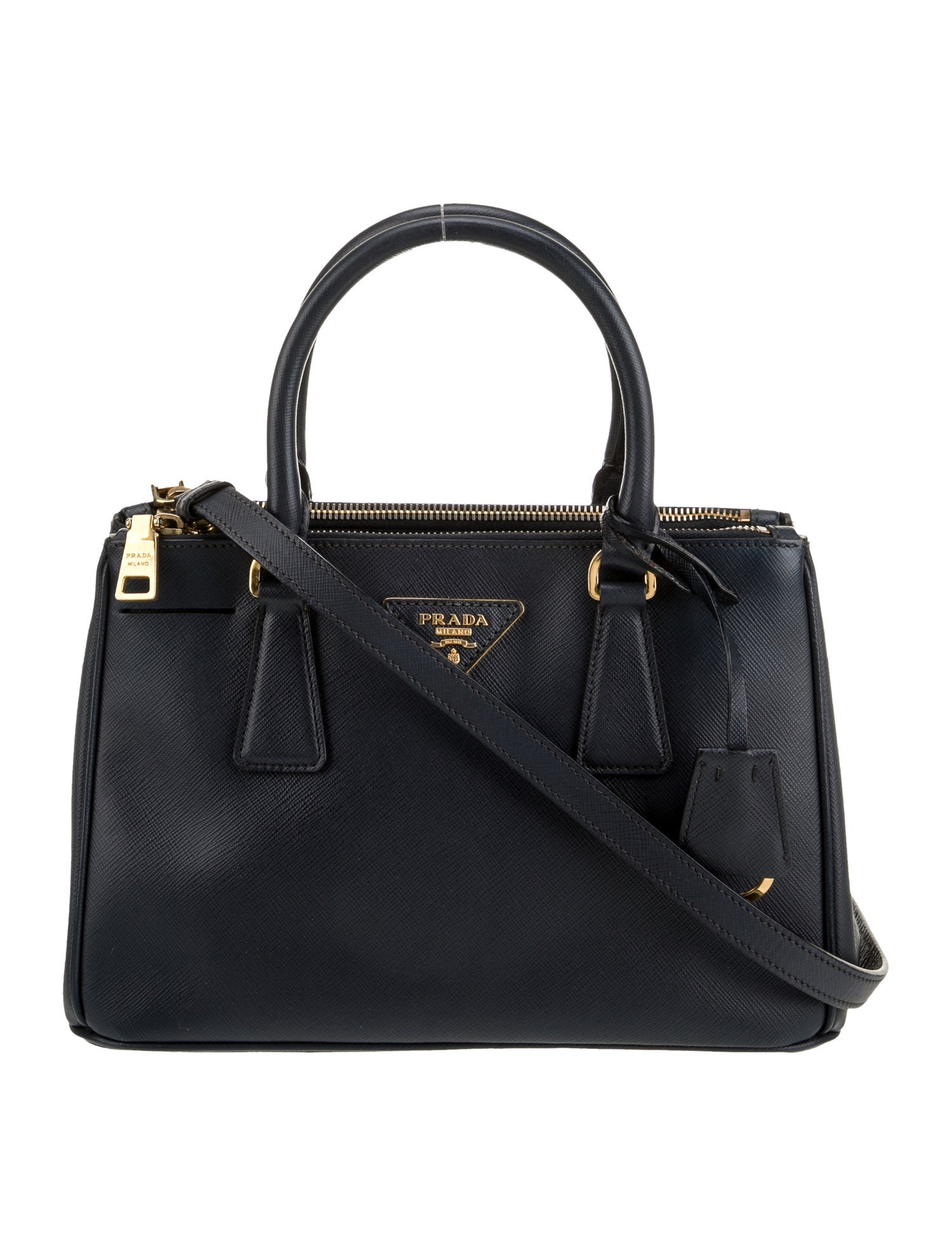 Prada Saffiano Leather Top Handle Bag