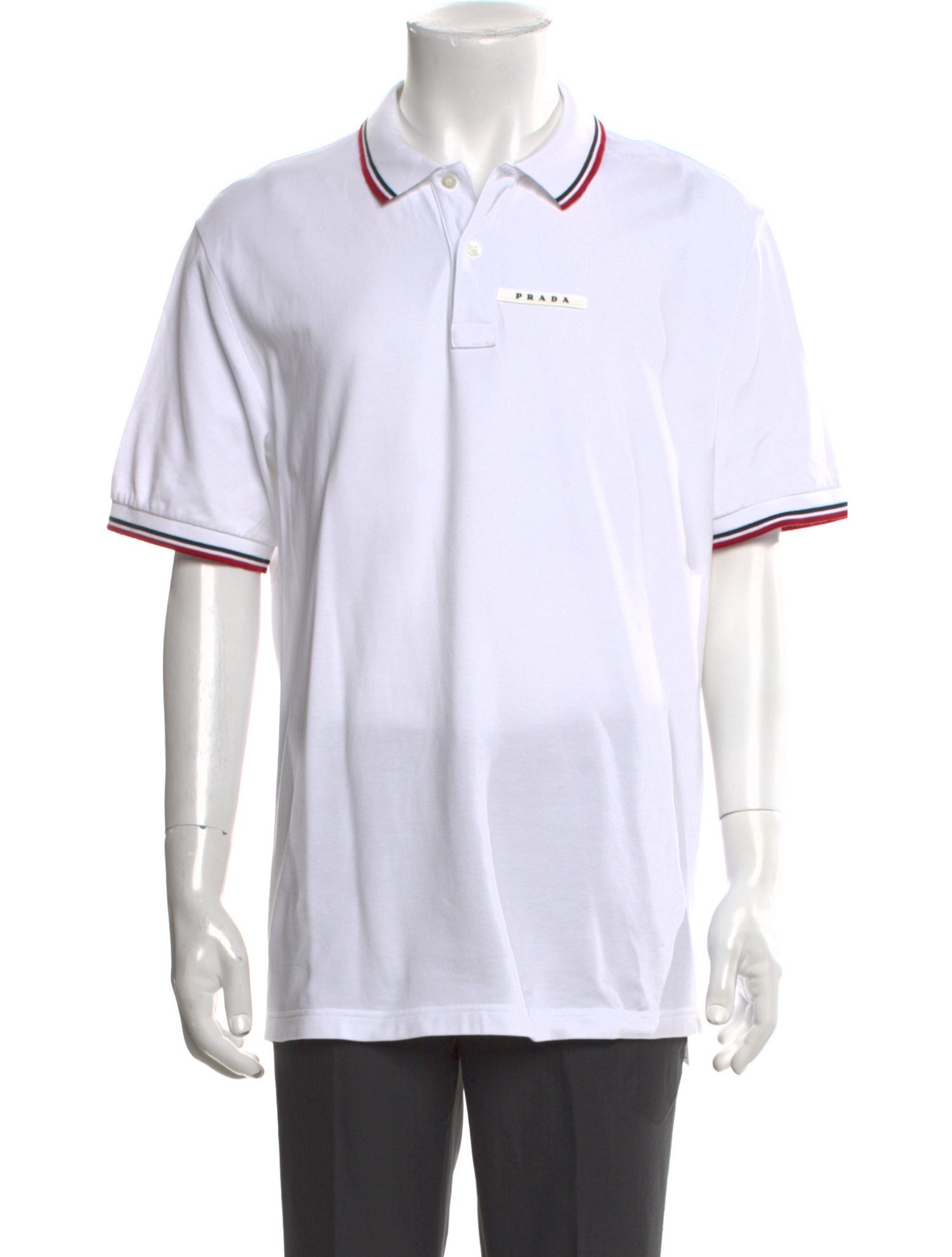 Prada 2022 Signature Logo Polo Shirt