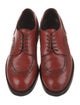 Prada Leather Lasercut Accents Derby Shoes