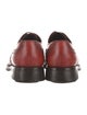 Prada Leather Lasercut Accents Derby Shoes