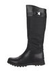 Prada Sport Leather Rain Boots