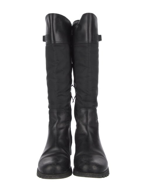 Prada Sport Leather Rain Boots