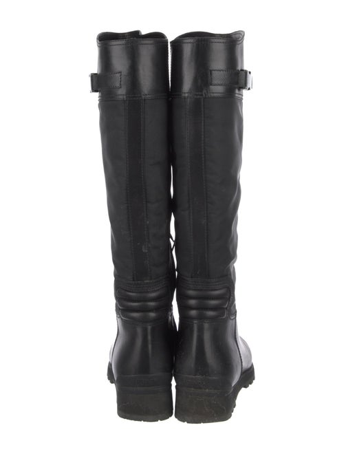 Prada Sport Leather Rain Boots