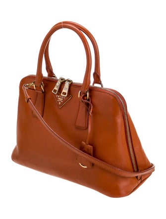 Prada Saffiano Lux Leather Top Handle Bag