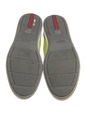 Prada Mesh Colorblock Pattern Athletic Sneakers