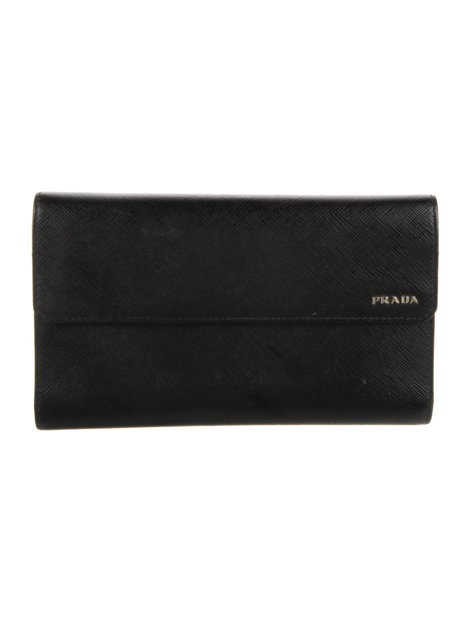 Prada Saffiano Leather Trifold Wallet