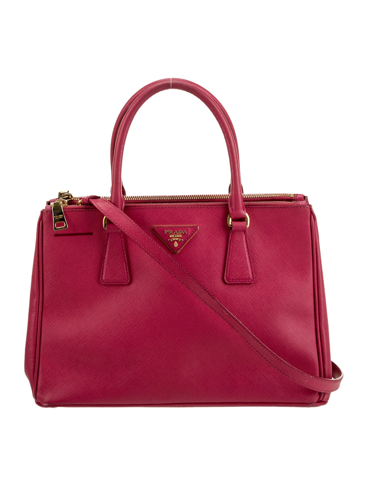 Prada Saffiano Leather Top Handle Bag