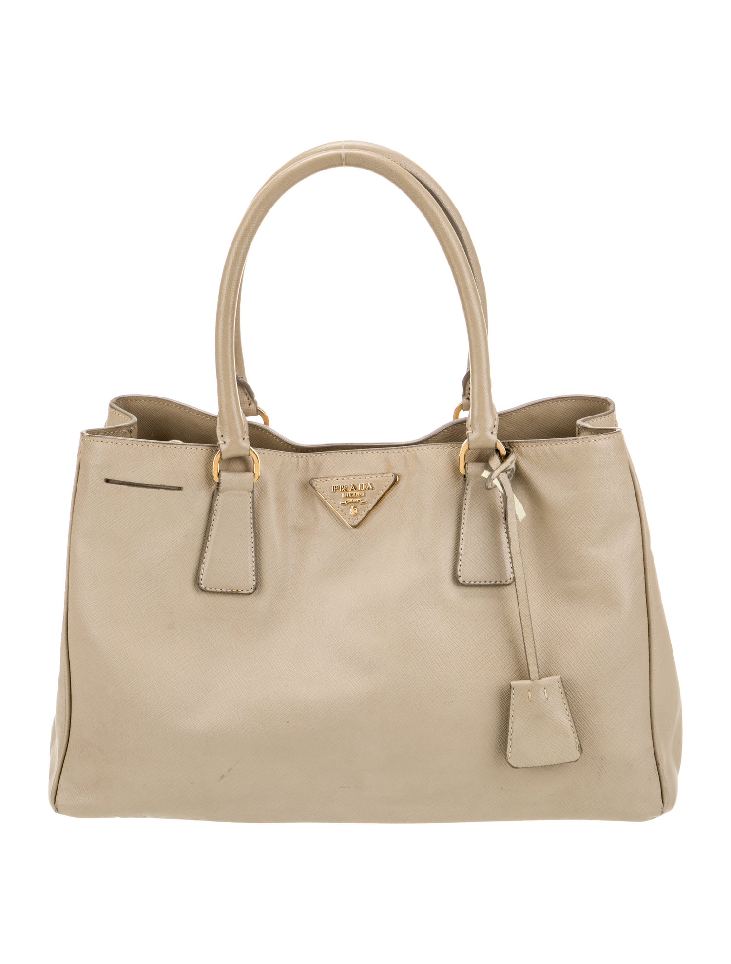 Prada Saffiano Lux Leather Top Handle Bag