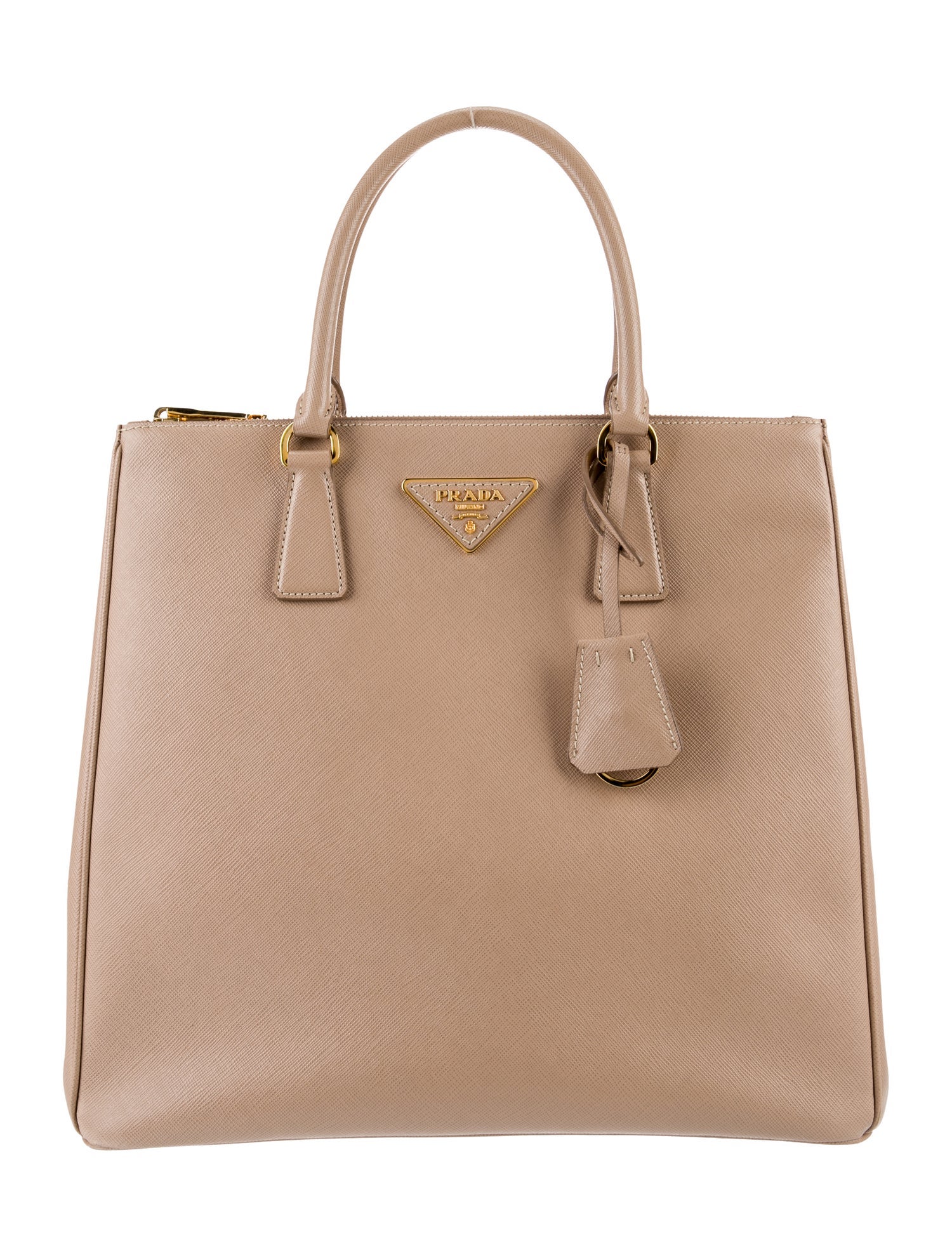 Prada Saffiano Leather Galleria Double Zip