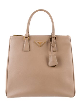 Prada Saffiano Leather Galleria Double Zip