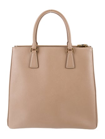 Prada Saffiano Leather Galleria Double Zip