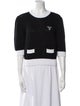 Prada 2021 Colorblock Pattern Sweater