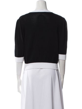 Prada 2021 Colorblock Pattern Sweater