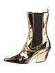 Prada Patent Leather Chelsea Boots