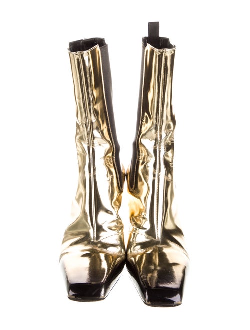 Prada Patent Leather Chelsea Boots